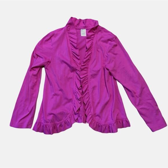 City Threads Pink Ruffle Sweater - Picture 2 of 5